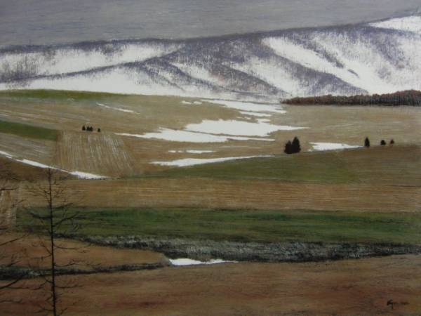 相原求一朗、【旭岳厳冬】、希少な額装用画集より、新品額装付、状態良好 相原求一朗、【旭岳厳冬】、希少な額装用画集より、新品額装付