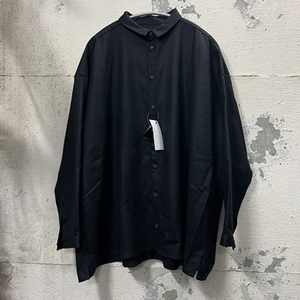 toogood　トゥーグッド　ウールカシミヤシャツ　3　ブラック【表参道t01】
