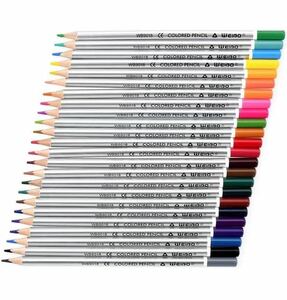 色鉛筆24セット オイリー三角色鉛筆色鉛筆 油性 子供、学生、大人の塗り絵 室内絵作りアートペンシル　文房具 色鉛筆