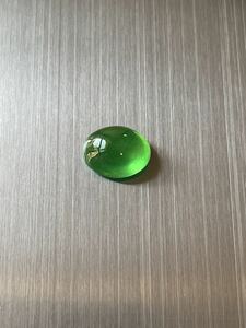 海麗　天然翡翠裸石 アイスジェイダイト　カボションルース　jewelry ジュエリー　ハイグレード　最高 ◆綺麗な緑色 ◆9.0ct MIRE1071