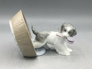 リヤドロ ナオ 陶器人形 犬 フィギュリン スペイン製 陶器 置物 リアドロ