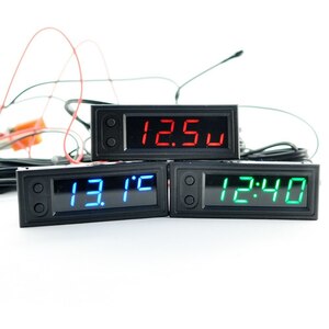 カークロック 車載時計 ミニ時計 デジタル時計 アクセサリー 汎用品 4