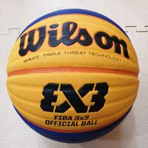 屋根裏 中古 バスケットボール サイズ6号 ウエイト7号 人工皮革製「Wilson FIBA 3X3 OFFICIAL BALL」ウィルソン(検)molten モルテン MIKASA