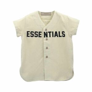 ESSENTIALS KIDS BASEBALL JERSEY WHEAT size6/7 新品未使用品　ベースボールシャツ