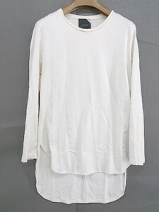 ◇ ATON エイトン 長袖 Tシャツ カットソー サイズ02 ホワイト レディース