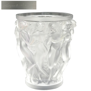 ルネ ラリック　 LALIQUE 「バッカスの巫女」　花瓶　高さ24cm ガラス工芸 ｇ-033