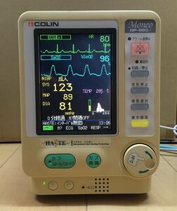 コーリン 生体情報モニター 心電図 酸素飽和度 血圧 体温 呼吸数 取扱説明書 動物 病院 医療 患者 モニタリング 監視 spo2 colin 医師
