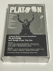 輸入盤カセット・カット盤・PLATOON・プラトーン「Original Motion Picture Soundtrack &#34;PLATOON&#34; and Songs From The Era」！！