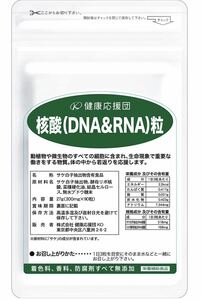 健康応援団 核酸 DNA&RNA お徳用 90日分 270粒 3袋 エイジング