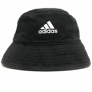 adidas アディダス Cotton Bucket Hat コットン バケットハット 帽子 KPB15 H36810 綿100% ブラック 送料無料