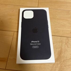 iPhone13 Apple純正MagSafeシリコーンケース　ミッドナイト　新品