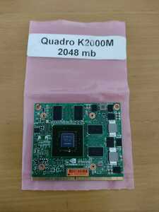 希少! NVIDIA Video Card Quadoro k2000m 2gb