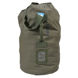 オランダ軍放出品 リップストップ素材 ダッフルバッグ IDポケット付 ダッフルバック ミリタリー バックパック かばん カジュアルバッグ