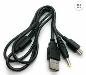 PSP3000 PSP2000 USB充電ケーブル　1.2m