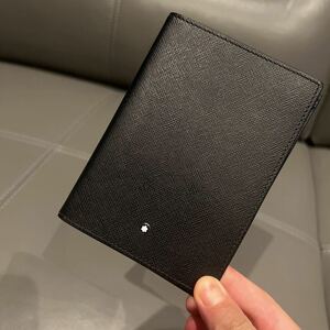 正規品阪急メンズ購入　モンブラン　MONTBLANK パスポートケース名刺入れ カード収納
