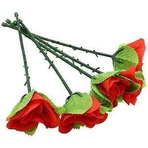 手品 サプライズ 5本セット 告白 薔薇 折り畳み プロポーズ ロマンチックマジック パーティーグッズ YS