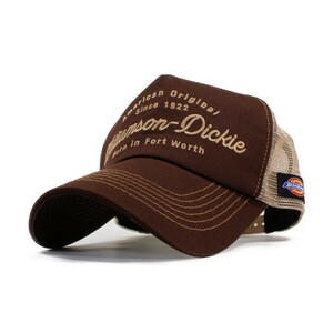 ディッキーズ Dickies Williamson メッシュキャップ ブラウン メンズ レディース アメカジ 野球帽 帽子　ミリタリー