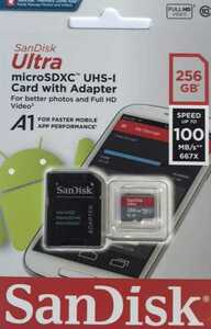 送料込み　Sandisk microsd 256GB サンディスク