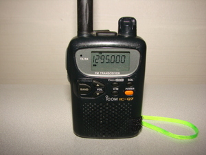 ICOM　144/430ＭＨ帯&広帯域受信機能　ICーＱ7　無線機　！取説付き！希少無線機！エア－バンド受信！珍品！！