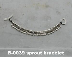 JILL PLATNER ジルプラットナー　sprout bracelet 7.5インチ　ブレスレット　シルバー　graphpaper