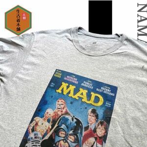 A5osg40C【Hanes】コットン 灰 MAD magazine　マッドマガジン Tシャツ 202204