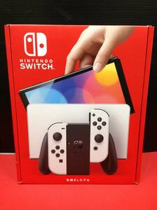 1円スタート! 即決有 未使用 Nintendo Switch ニンテンドースイッチ 有機ELモデル 本体 Joy-Con(L)/(R) ホワイト 保証印有 G220519-2