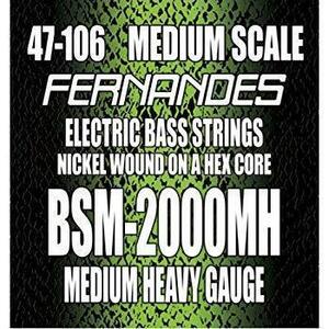 フェルナンデスベース弦 BSM-2000MH / MEDIUM HEAVY GAUGE / Made In Japan / ミディアムスケール 日本製ベース弦