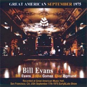 ビル・エヴァンス『 US Music Hall 9.17 1975 』2枚組み Bill Evans Trio