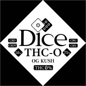 Dice THC-O 75％ 1.0ml 【OG KUSH】 THE WORLD is YOURS... 