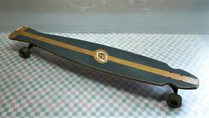 スケートボード グラビティー GRAVITY BOARDING　ロンスケ ロングスケートボード スケボー　SOLANA BEACH.CA　全長約120cm　中古