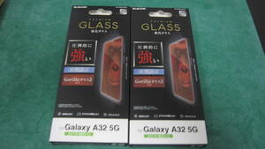 新品　送料込み　エレコム　Galaxy A32 5G ガラスフィルム　２枚セット