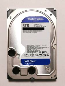 【送料無料/2021年製造】Western Digital 6TB HDD WD60EZAZ SATA600 S/N:83RP