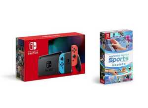 即日発送 Nintendo Switch ネオン 本体 新品未開封品 Joy-Con(L) 任天堂 Nintendo Switch sports セット 送料無料 店舗印なし