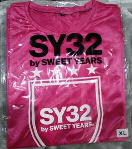 新品 正規品 SY32 半袖 Tシャツ プラシャツ ピンク XL 限定 男女兼用 ユニセックス 