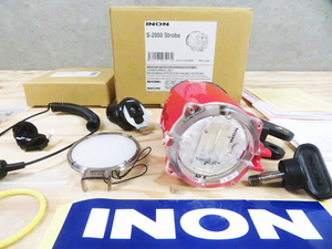 INON イノン S-2000 ストロボ / L型光Dケーブル 管理カメラ40519WC