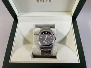 ロレックス ROLEX エクスプローラー I 114270 M番　ルーレット　36mm ブラック文字盤 中古 腕時計 メンズ