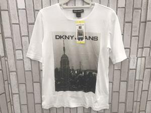 ☆送料無料☆【新品】S/DKNY 半袖Tシャツ レディース 絵柄 ホワイト