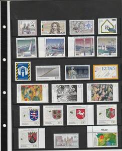 ドイツ 1993年 未使用 まとめ 外国切手 
