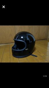 立花　GT-750 フルフェイス　ヘルメット　ブラック　サイズL 純正シールド付き　タチバナ TACHIBANA z1z2cbカフェレーサービンテージ