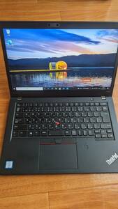 【中古】Lenovo ThinkPad T480s Core i7 1.9GHz メモリ16GB SSD512GB ドッキングステーション付