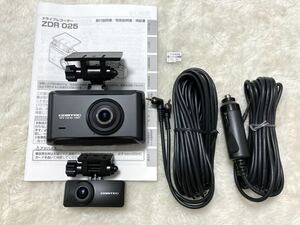 F13 美品 コムテック COMTEC 2カメラドライブレコーダー ZDR 025