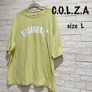 C.O.L.Z.A 半袖 ロゴTシャツ レディース Lサイズ