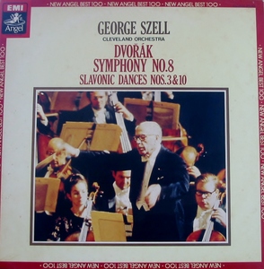 LP盤（送料込み）ジョージ・セル/Cleveland Dvorak 交響曲8番 Op88 & スラヴ舞曲3&10番