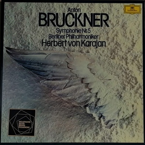 輸入LP盤 （送料込み）ヘルベルト・フォン・カラヤン/Berlin Phil Bruckner 交響曲5番(2LP)