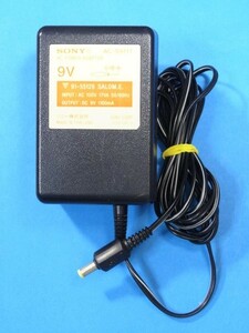 送料無料 即決 SONY ACアダプタ 9V1A 1.1A AC-S911T (AC-ET910K互換 ZS-E70 CDラジオ用 148906711 SRS-Z1 アクティブスピーカー)管SS