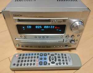 送料無料 DENON デノン CD DVD MD ミニコンポ ラピシア D-ME55DV 基本動作確認済 リモコン付
