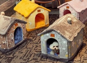 GS517☆意に猫用のハウス★中型、小型犬の猫が寝たり遊んだりするのに適しています★ふかふか生地でペットもゆったり休めます★