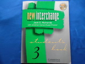 CD開封済み『 New Interchange 3 』Cambridge University Press