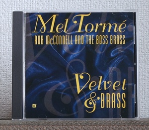 品薄/高音質CD/SACD/メル・トーメ/ロブ・マッコネル/Mel Torme/Rob McConnell/Boss Brass/Velvet and Brass/Concord/JAZZ/グラミー賞