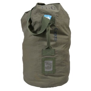 オランダ軍放出品 リップストップ素材 ダッフルバッグ IDポケット付 ダッフルバック ミリタリー バックパック かばん